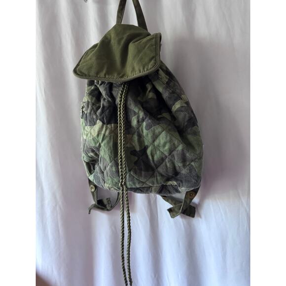 Stephen Joseph Quilted Camouflage Backpack - Picture 3 of 10
